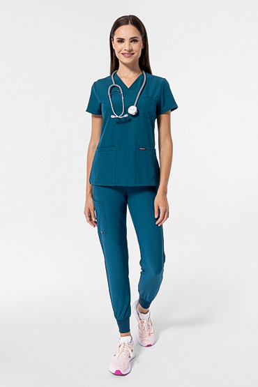 Set medical Uniformix Super Flex, bluza 4000 + pantaloni 4020