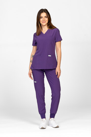 Set medical Uniformix Super Flex, bluza 4000 + pantaloni 4020