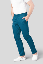  Pantaloni medicali pentru bărbați, Uniformix FLEX ZONE FZ2050, verde marin.