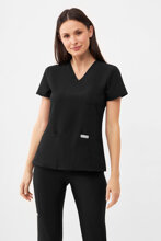 Bluză medicală feminină Uniformix, Super Flex 4000-Black