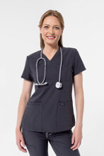 Bluză medicală feminină Uniformix, Super Flex 4000-Dark Grey