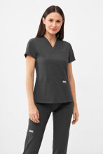 Bluză medicală feminină Uniformix, Super Flex 4000-Dark Grey