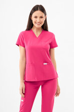 Bluză medicală feminină Uniformix, Super Flex 4000-Virtual pink