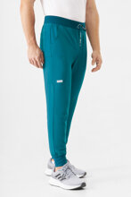 Pantaloni medicali bărbați Uniformix Super Flex, 4070-Caribbean Blue