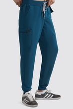 Pantaloni medicali pentru bărbați Uniformix RayOn, 3070-Caribbean Blue