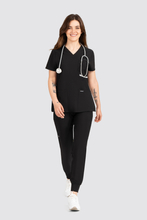 Pantaloni medicali pentru femei Uniformix Super Flex, 4020--Black