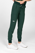 Pantaloni medicali pentru femei Uniformix Super Flex, 4020-Hunter green