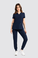 Pantaloni medicali pentru femei Uniformix Super Flex, 4020--Navy