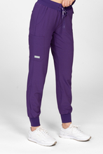 Pantaloni medicali pentru femei Uniformix Super Flex, 4020-Plum wine