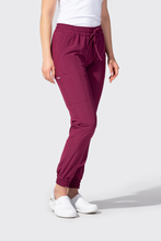 Pantaloni medicali pentru femei, joggere, Uniformix Comfort CT2057, vin.